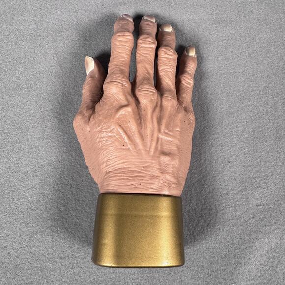 Vintage 1999 Take One Animated Moving Hand Prop Halloween Decor L.J. Liff 9" Toy - Picture 2 of 12